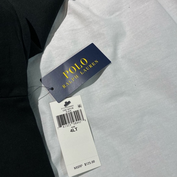 Men’s Polo Ralph Lauren full zip-up track jacket! Size 4LT! NWT! $120.00! - Picture 3 of 7